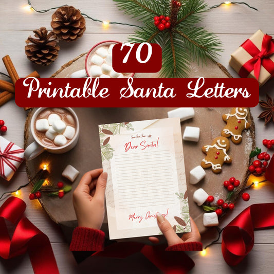 70 Magical "Dear Santa" Letter Templates