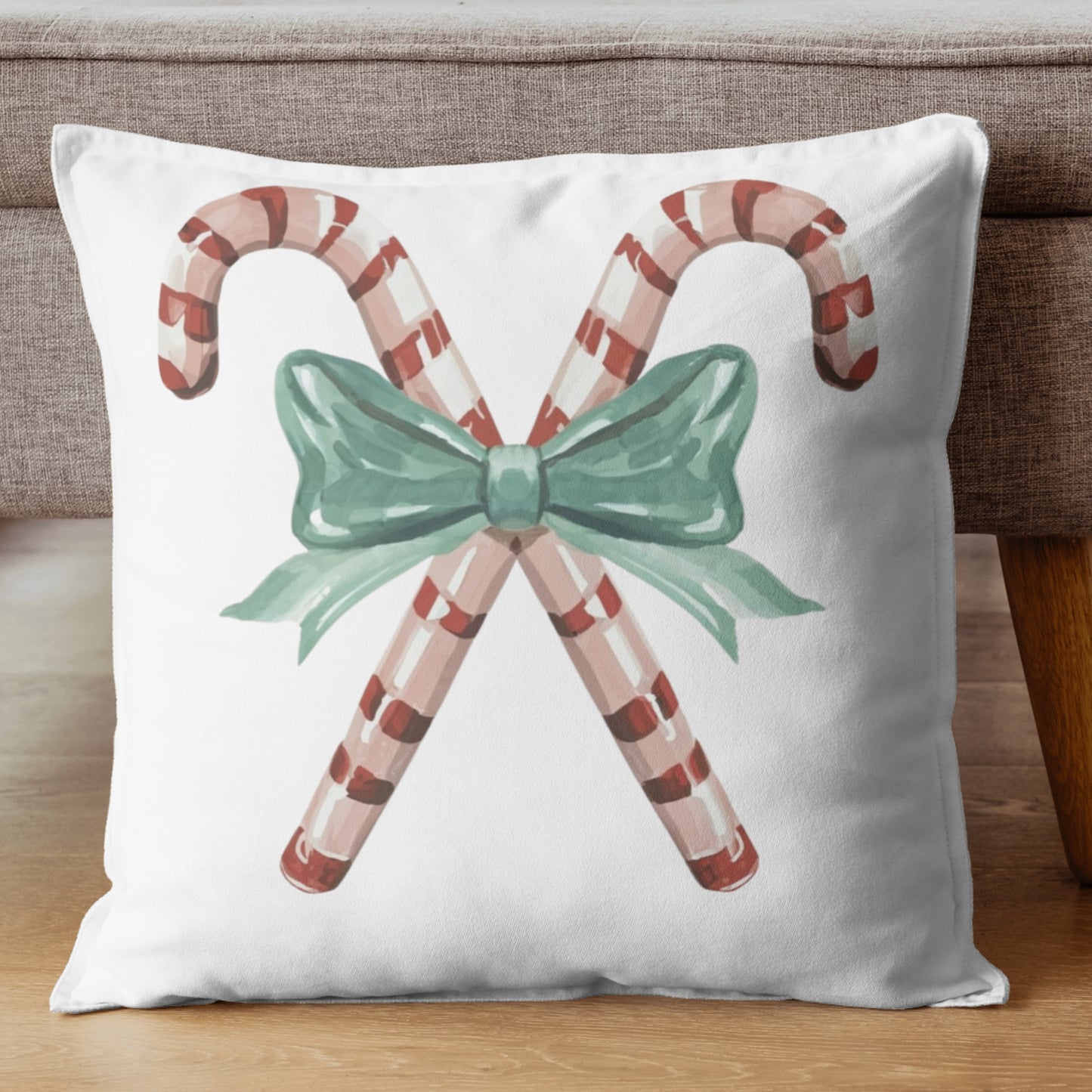 Watercolor Candy Canes Clip Art
