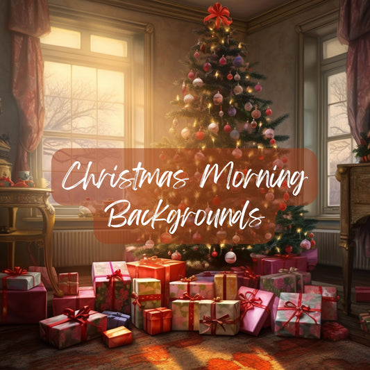 Decorated Christmas tree with presents in a room with sunlight streaming through windows.