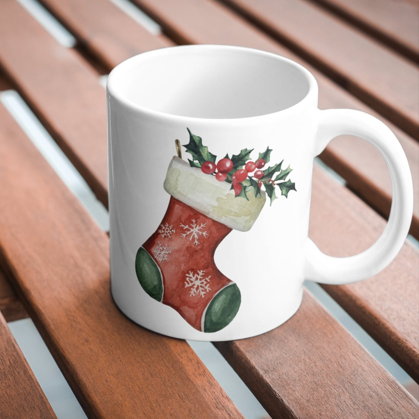 Watercolor Christmas Stockings Clip Art