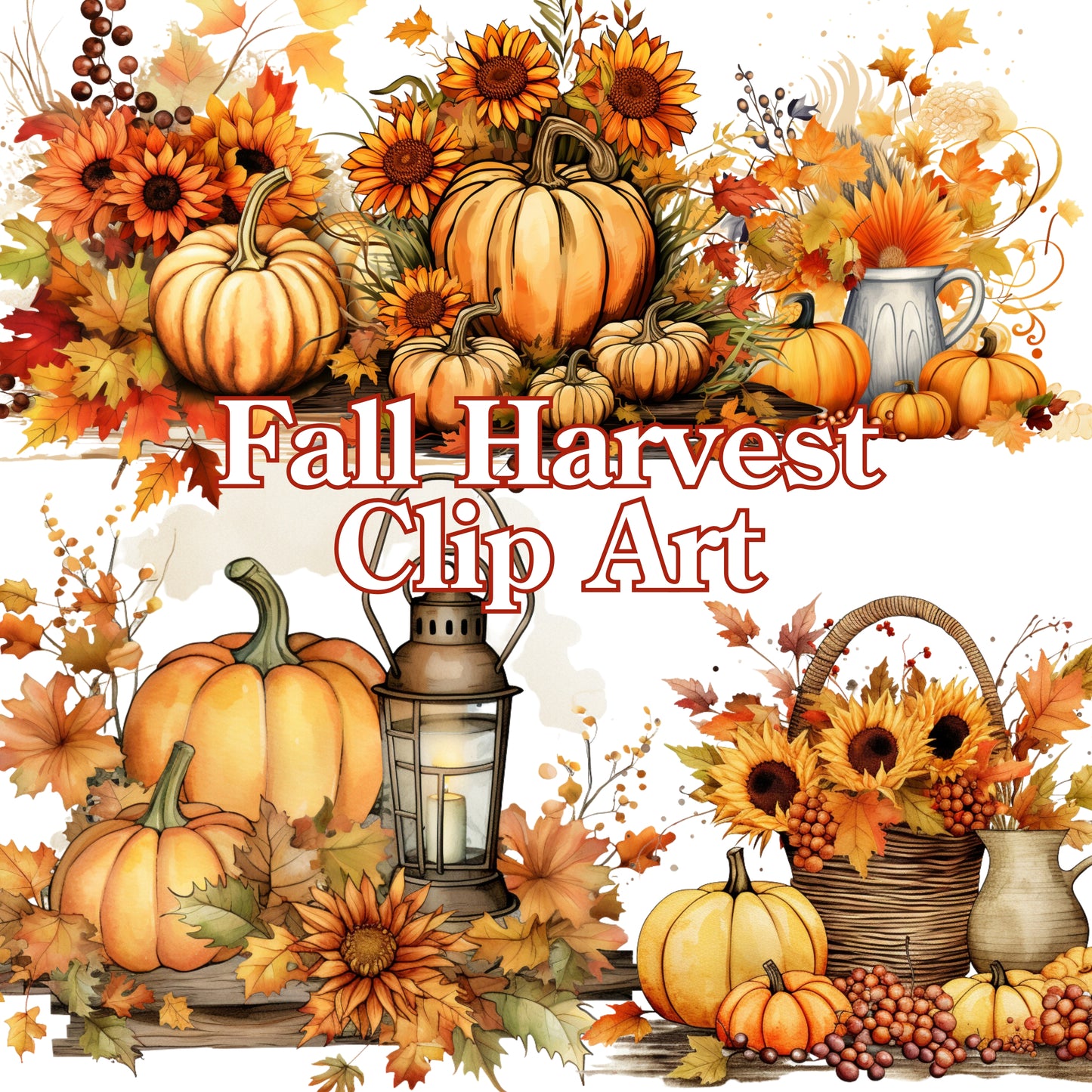 ULTIMATE Fall Harvest Clip Art Collection