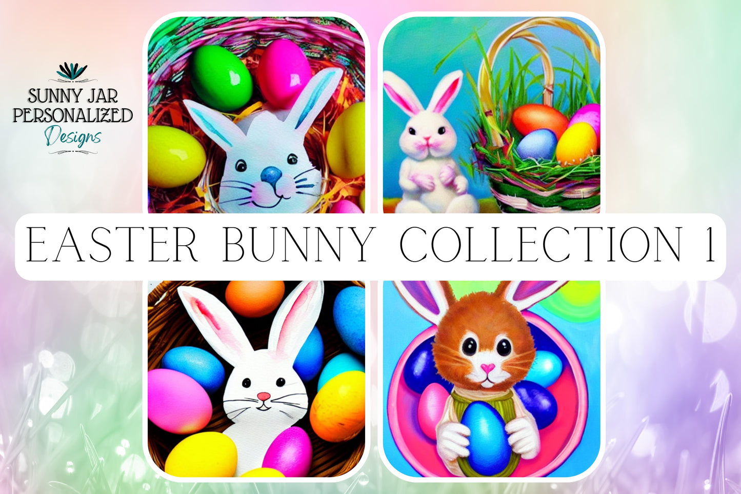 Easter Bunny Collection - Sunny Jar Personalized Designs