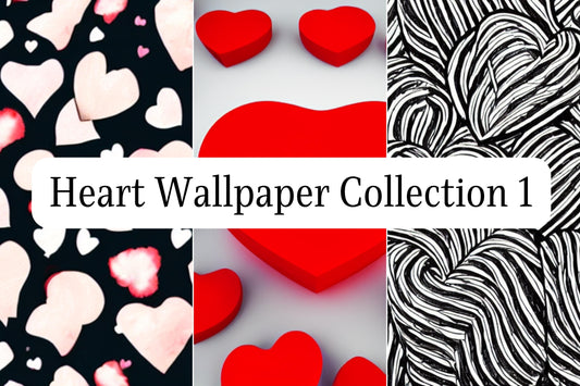 Heart Pattern Wallpapers - Sunny Jar Personalized Designs