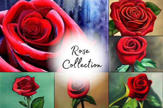 The Red Rose Collection - Sunny Jar Personalized Designs