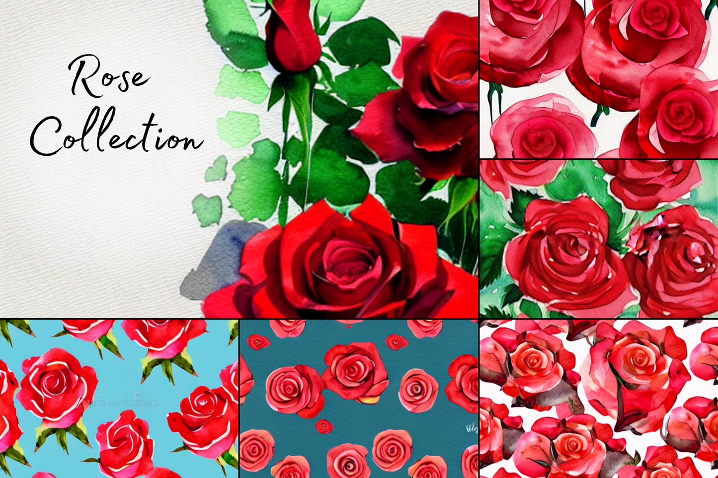 The Red Rose Collection Sunny Jar Designs Shop